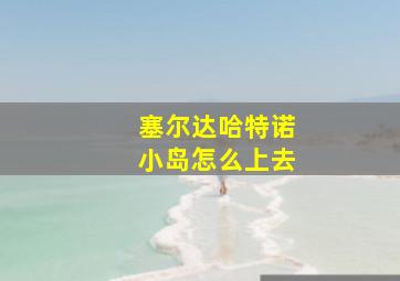 塞尔达哈特诺小岛怎么上去