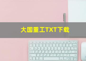 大国重工TXT下载