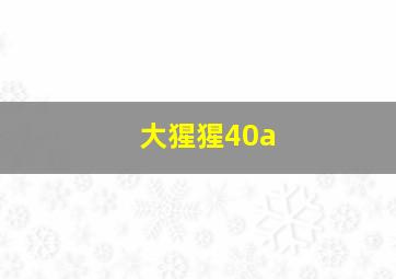 大猩猩40a