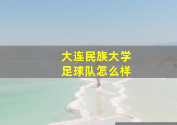 大连民族大学足球队怎么样