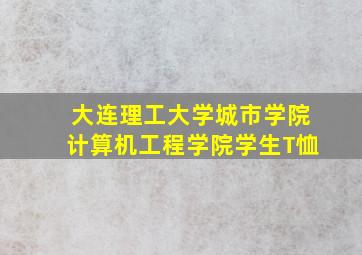 大连理工大学城市学院计算机工程学院学生T恤