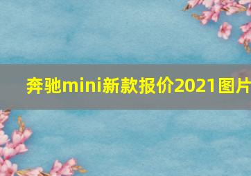 奔驰mini新款报价2021图片