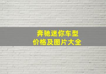 奔驰迷你车型价格及图片大全