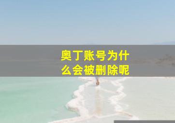 奥丁账号为什么会被删除呢