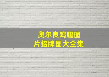 奥尔良鸡腿图片招牌图大全集