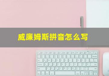 威廉姆斯拼音怎么写