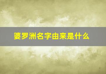 婆罗洲名字由来是什么