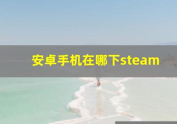 安卓手机在哪下steam