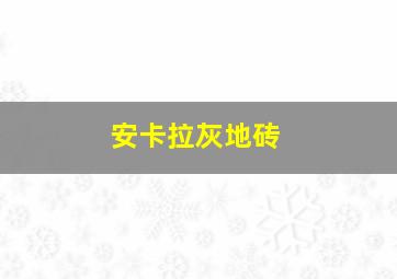 安卡拉灰地砖