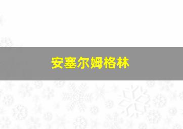 安塞尔姆格林