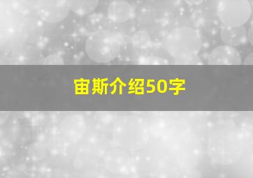 宙斯介绍50字