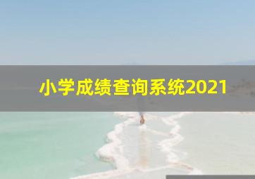 小学成绩查询系统2021