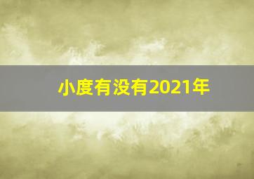 小度有没有2021年