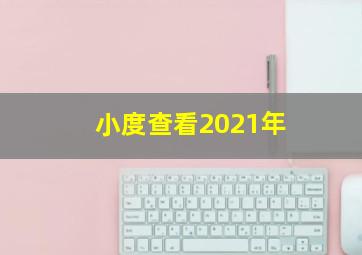 小度查看2021年