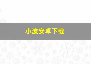 小波安卓下载