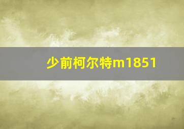 少前柯尔特m1851