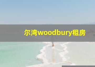 尔湾woodbury租房