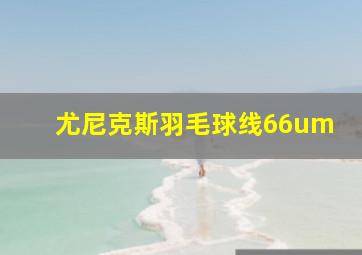 尤尼克斯羽毛球线66um