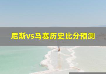 尼斯vs马赛历史比分预测