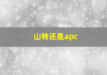 山特还是apc