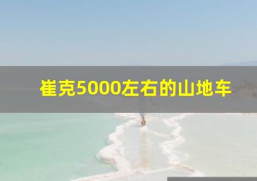 崔克5000左右的山地车