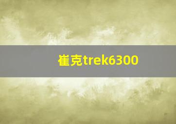 崔克trek6300