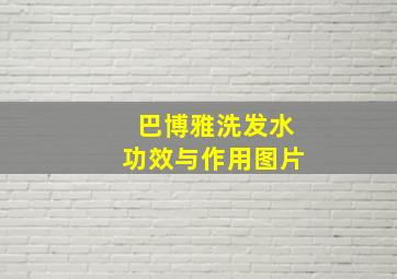 巴博雅洗发水功效与作用图片