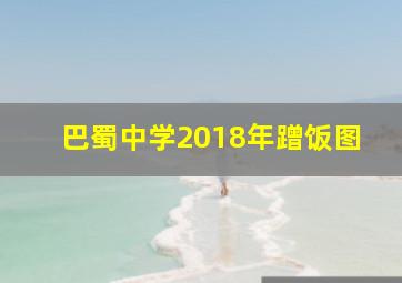 巴蜀中学2018年蹭饭图