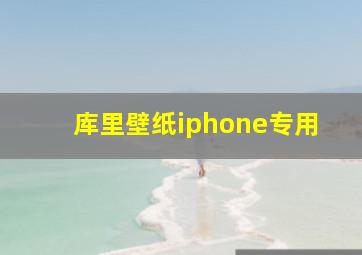 库里壁纸iphone专用