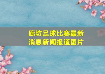 廊坊足球比赛最新消息新闻报道图片