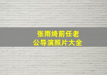 张雨绮前任老公导演照片大全