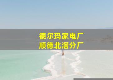 德尔玛家电厂顺德北滘分厂