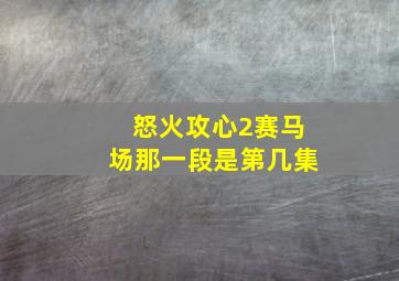 怒火攻心2赛马场那一段是第几集