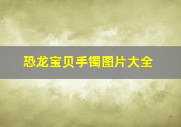 恐龙宝贝手镯图片大全