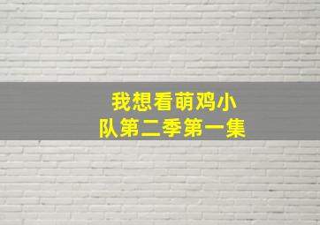 我想看萌鸡小队第二季第一集