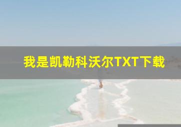 我是凯勒科沃尔TXT下载