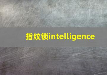 指纹锁intelligence