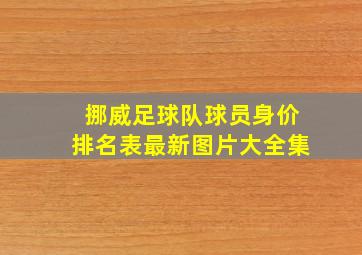 挪威足球队球员身价排名表最新图片大全集