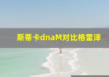 斯蒂卡dnaM对比格雷泽