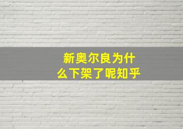 新奥尔良为什么下架了呢知乎