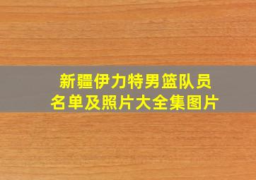 新疆伊力特男篮队员名单及照片大全集图片