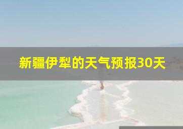 新疆伊犁的天气预报30天