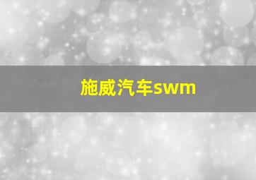 施威汽车swm