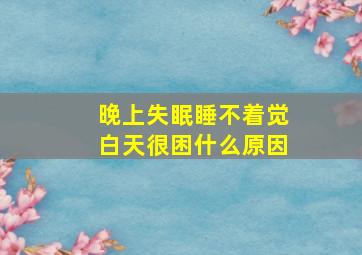 晚上失眠睡不着觉白天很困什么原因