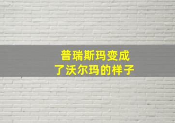 普瑞斯玛变成了沃尔玛的样子