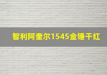 智利阿奎尔1545金锤干红