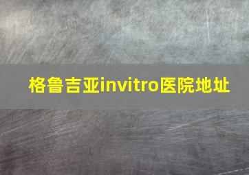 格鲁吉亚invitro医院地址