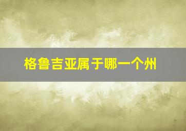 格鲁吉亚属于哪一个州