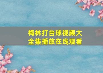 梅林打台球视频大全集播放在线观看