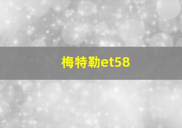 梅特勒et58